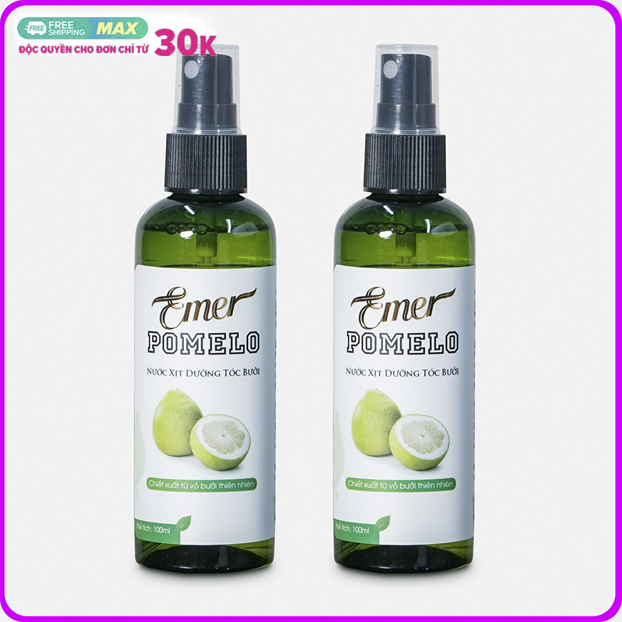 Chai Tinh Dầu Bưởi Xịt Tóc Cocoon Pomelo 100ml