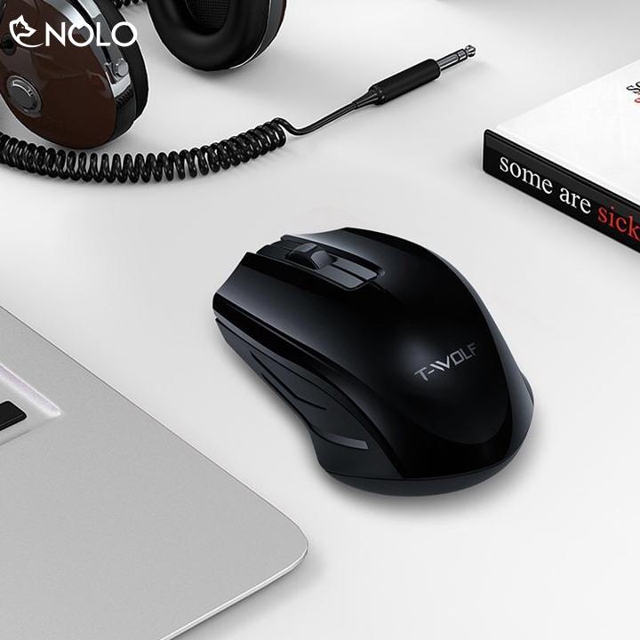 Chuột Ergonomic Không Dây T-Wolf Q17