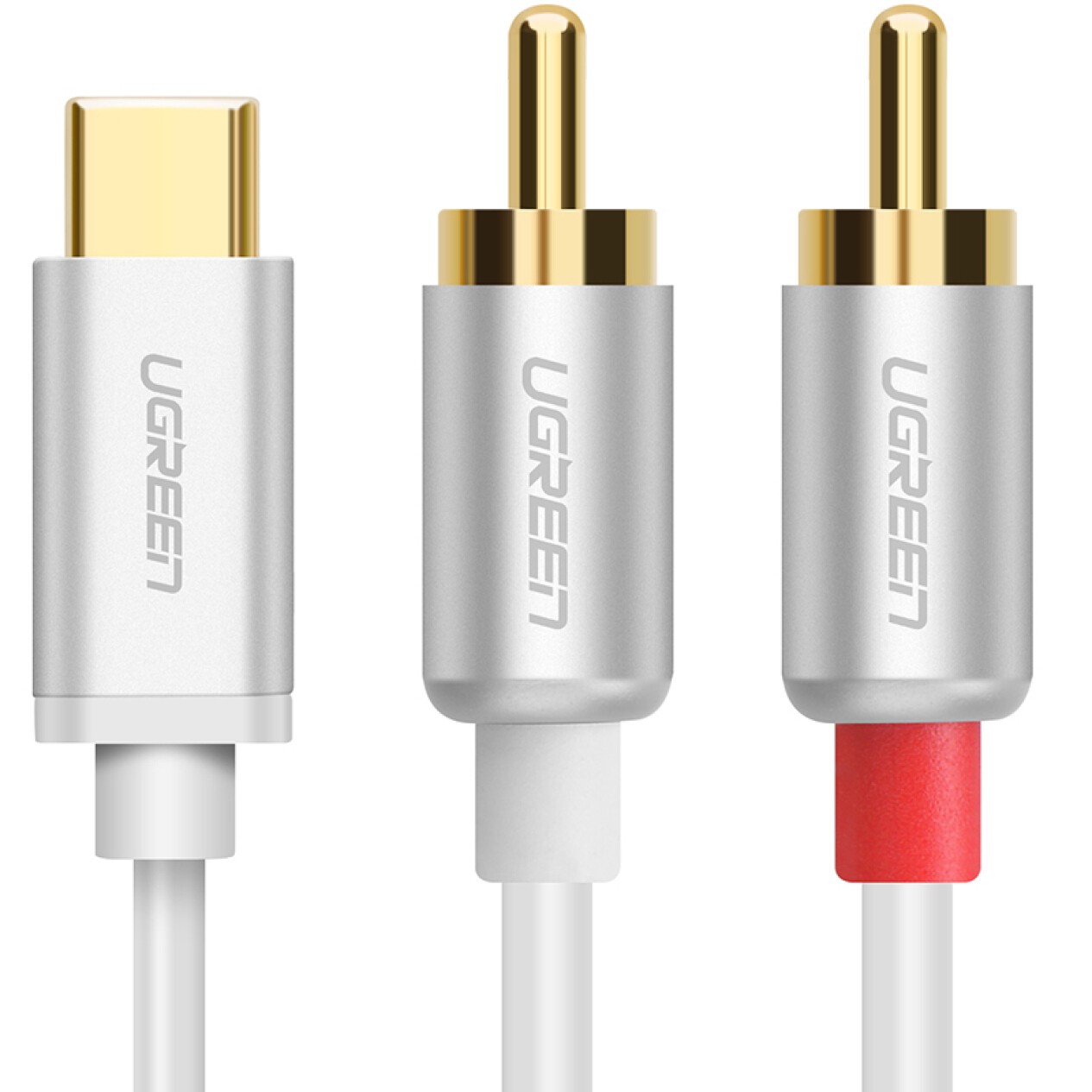 Cáp chuyển đổi USB type-C sang 2 đầu RCA UGREEN 30735