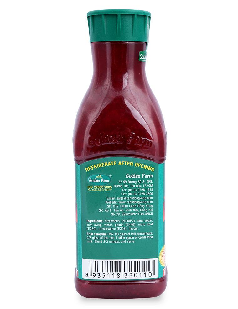 Sinh tố Golden Farm Dâu 1l