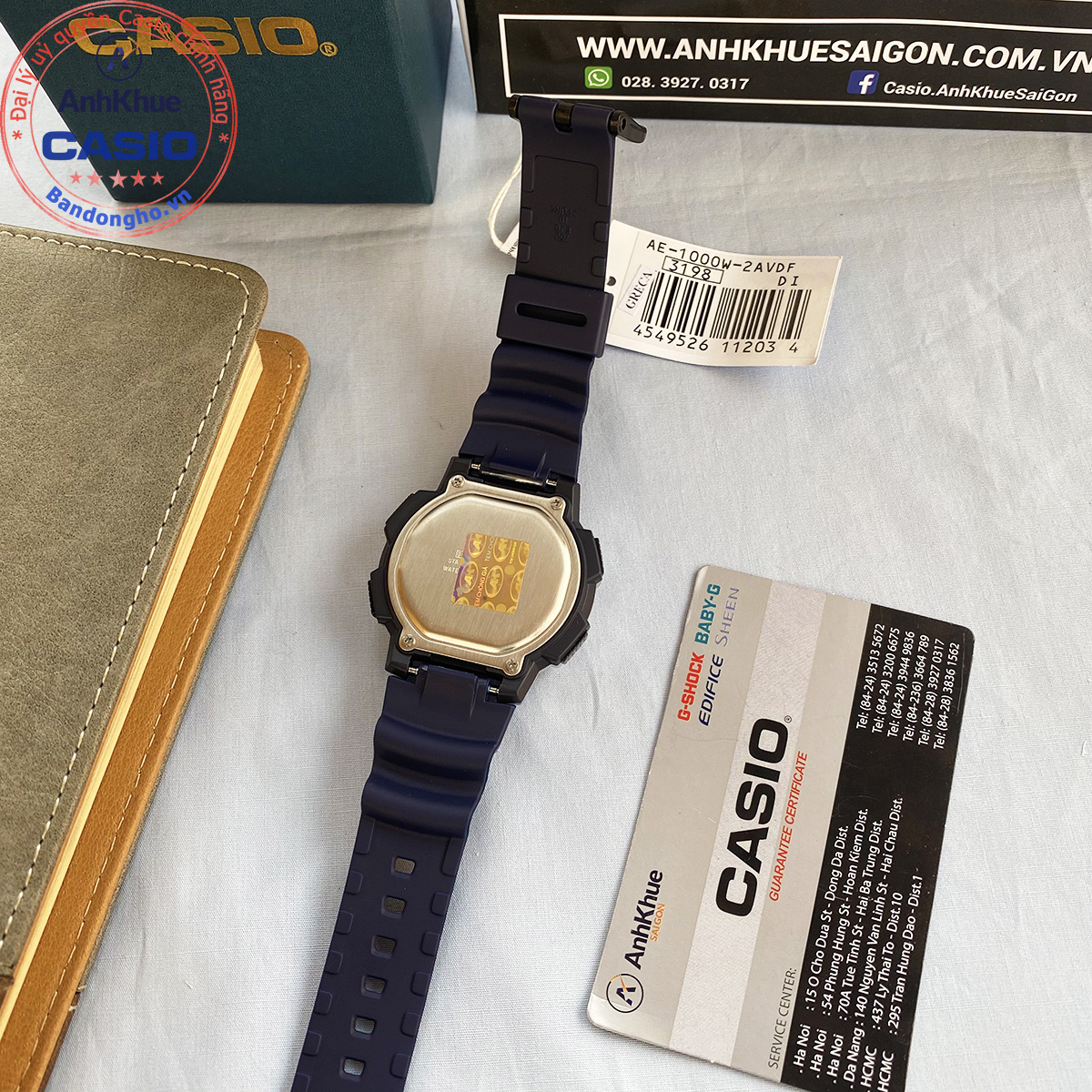 Đồng Hồ Nam Dây Nhựa Casio AE-1000W-2AVDF