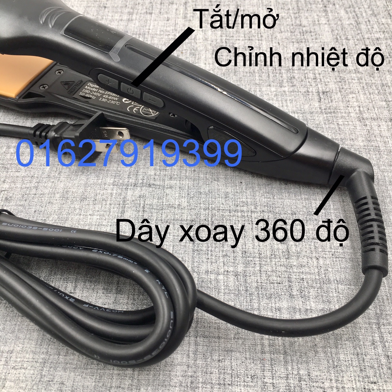 Máy duỗi tóc Jadeempress EPS803