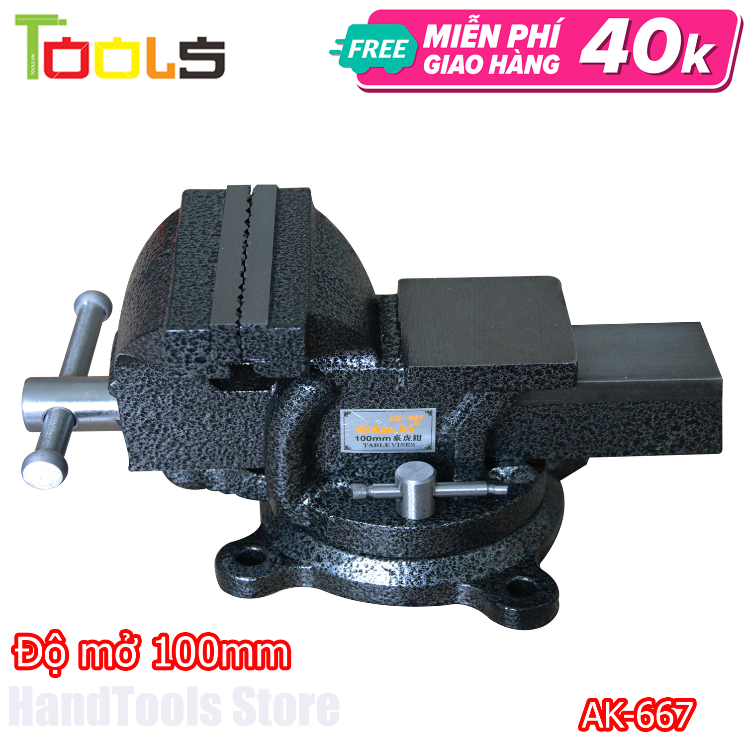 Êtô bàn nguội Asaki AK-667 4inch