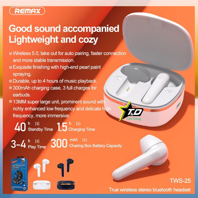 Tai nghe Bluetooth REMAX TWS-25