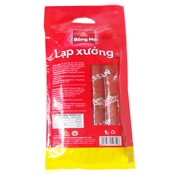 Lạp Xưởng 3 Bông Mai 200g