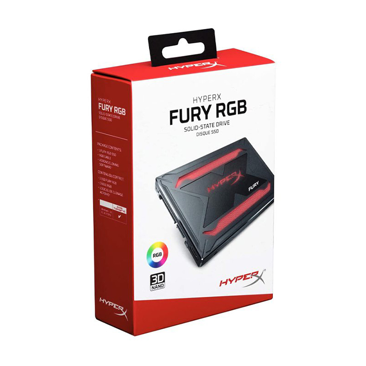 Ổ cứng SSD Kingston 480GB Fury RGB Sata3