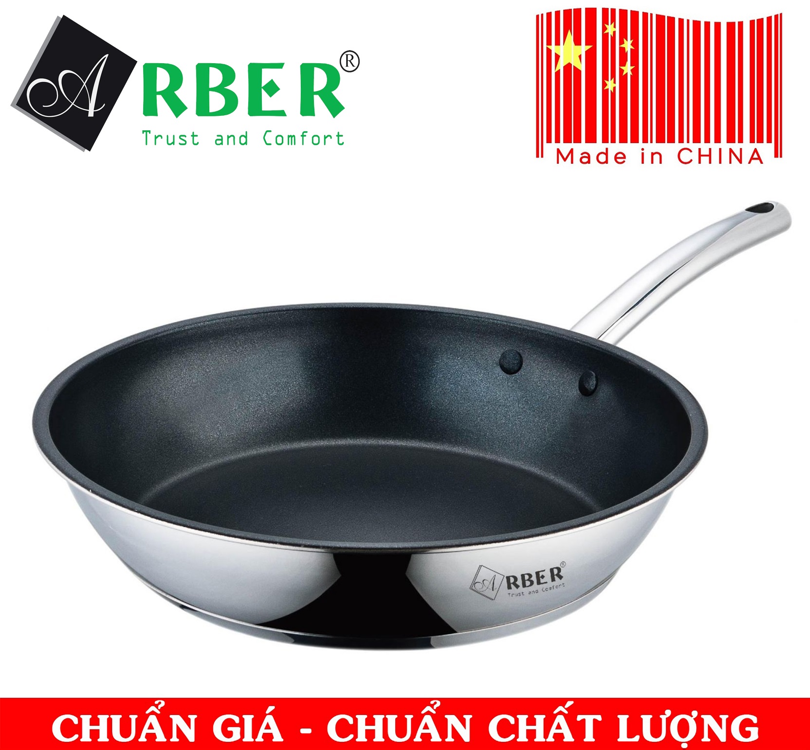 Chảo Chống Dính Sâu Lòng Arber AC-28L