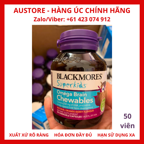Kem Bổ Sung Omega Cho Trẻ Em Blackmores Superkids Omega Brain