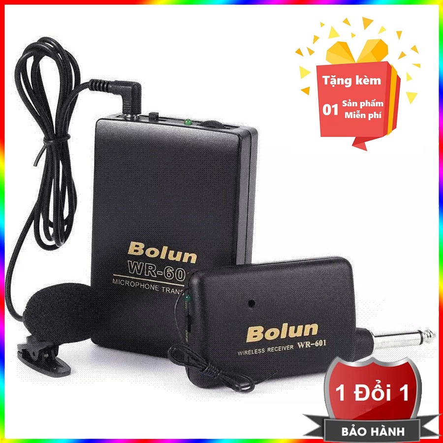Bộ thu phát không dây cho micro BOLUN WR-601