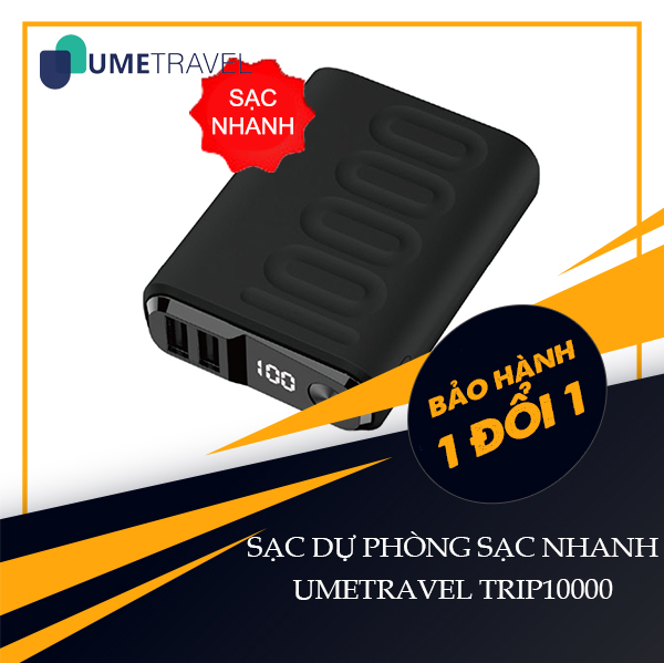 Sạc dự phòng UMETRAVEL TRIP10000 10000mAH