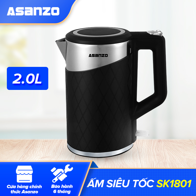 Bình đun siêu tốc Asanzo SK-1801