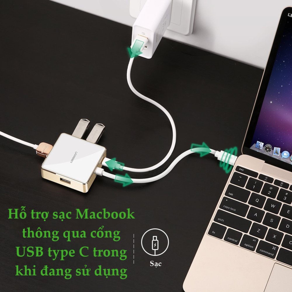 Cáp chuyển USB Type-C to HDMI Ugreen 30441