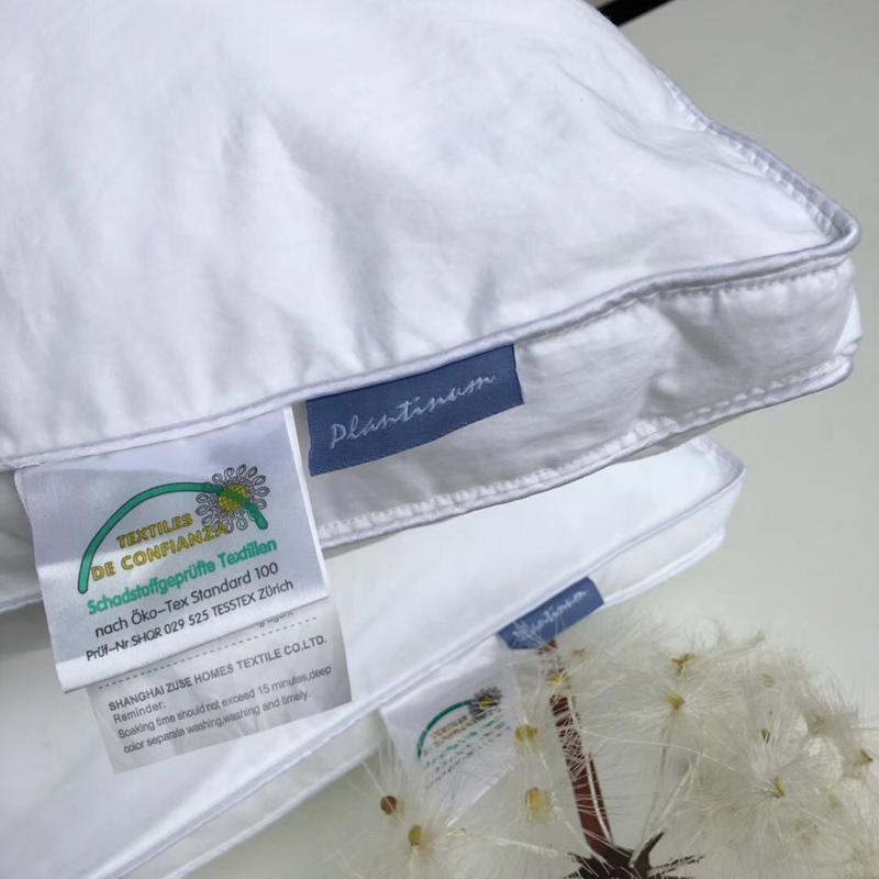 80 Mềm Mềm Mại Gối Thư Giãn 100% Cotton Hai Lớp Lập Thể Ruột Gối Viền Mép Đàn Hồi Chậm Gối Sợi