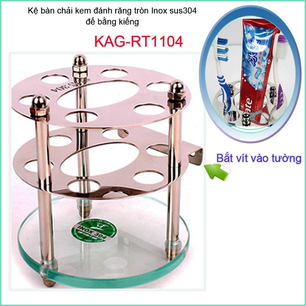 KỆ BÀN CHẢI KEM ĐÁNH RĂNG INOX ROCA KAG-RT1104