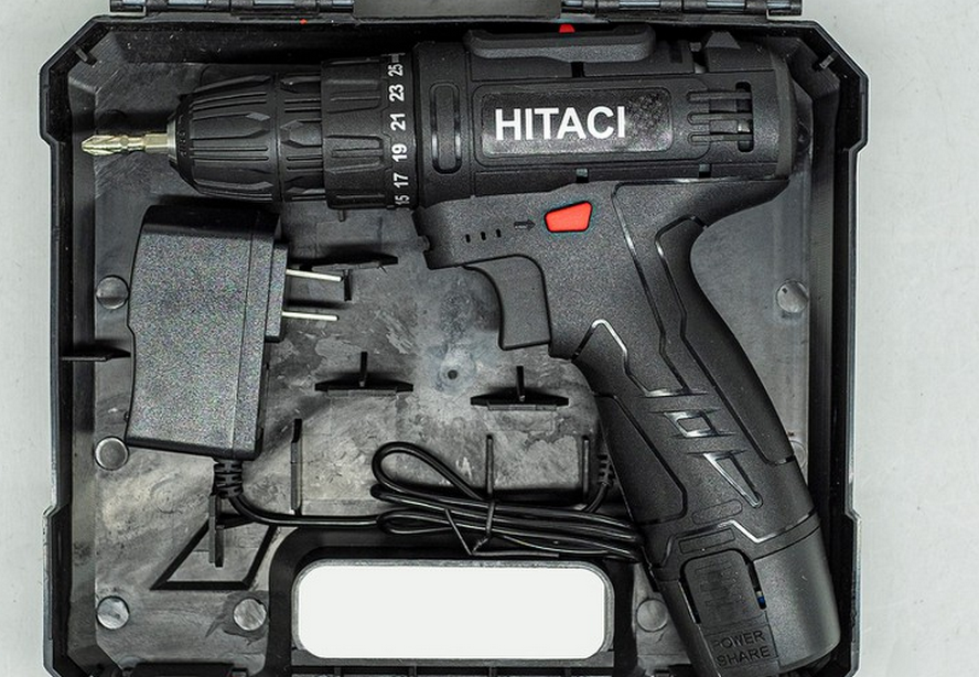 Máy khoan pin Hitachi 12V - Khoan 2 cấp tốc độ - Đảo chiều bắt vít