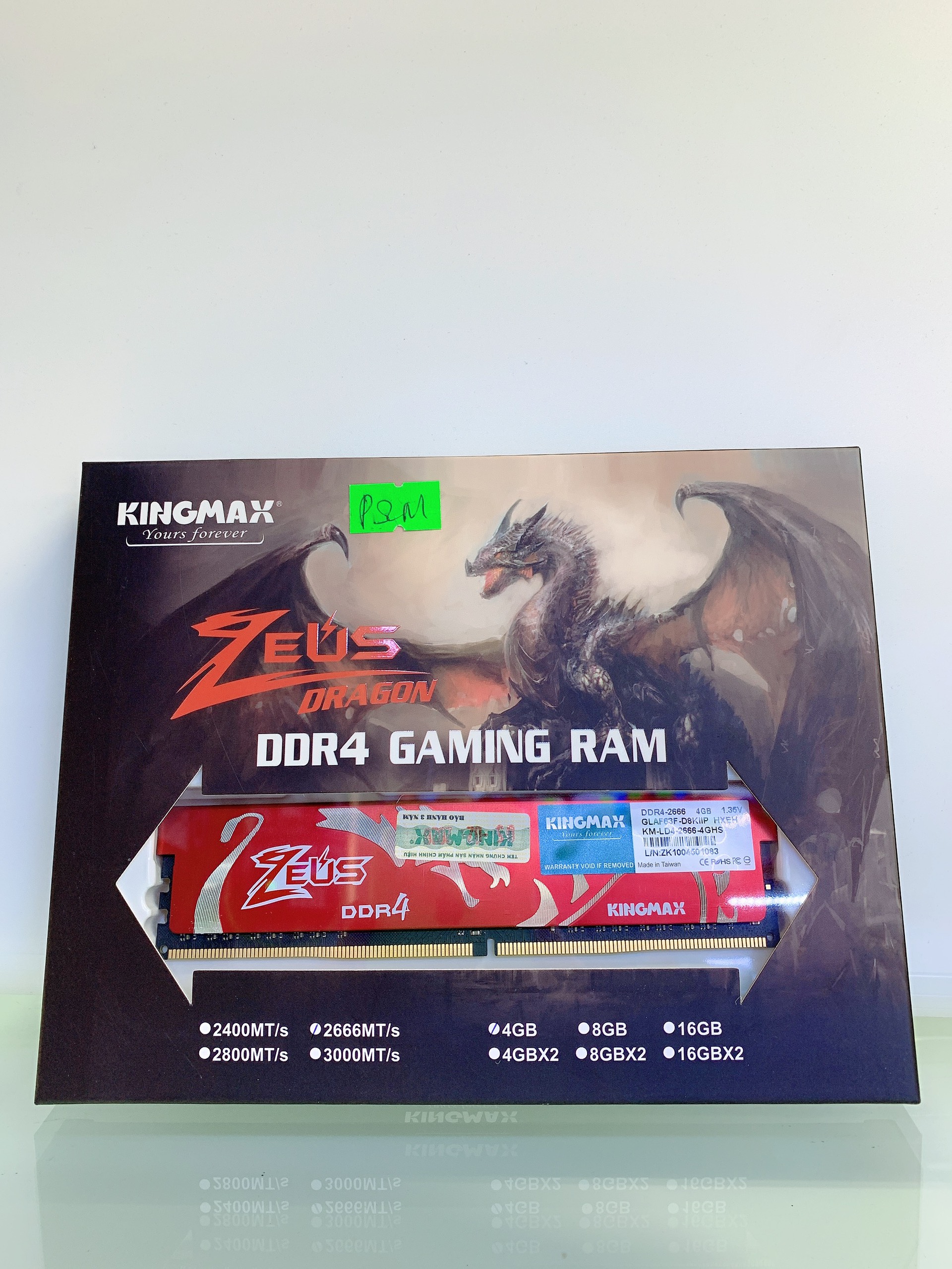 Ram KingMax 8GB DDR4 Bus 3000 (HEATSINK)