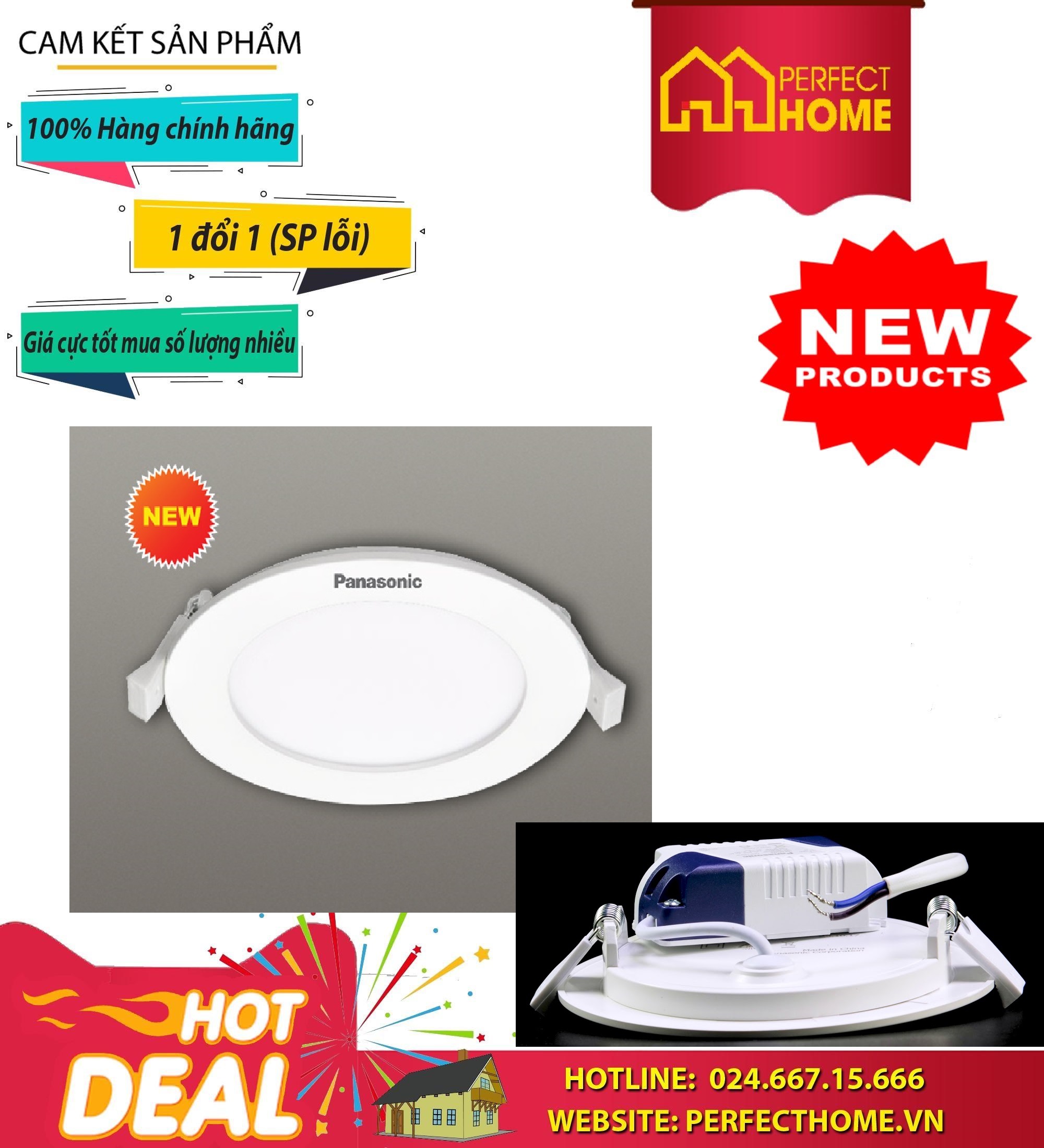 ĐÈN LED ÂM TRẦN PANASONIC NNP722663