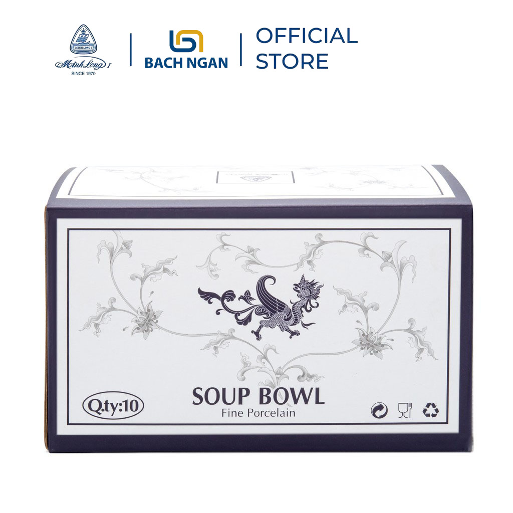 CHÉN CƠM MINH LONG JASMINE CHIM LẠC 11.5CM