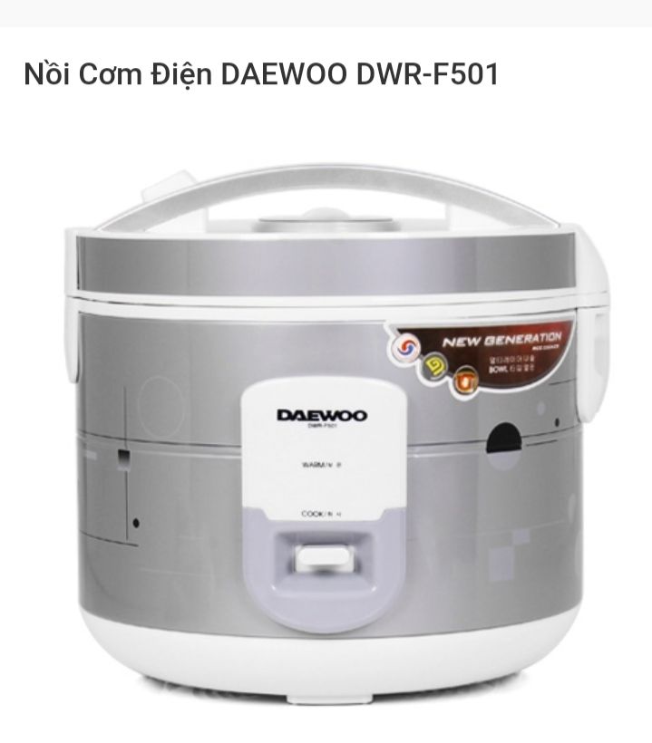 Nồi Cơm Điện DAEWOO DWR-F501 1.8L