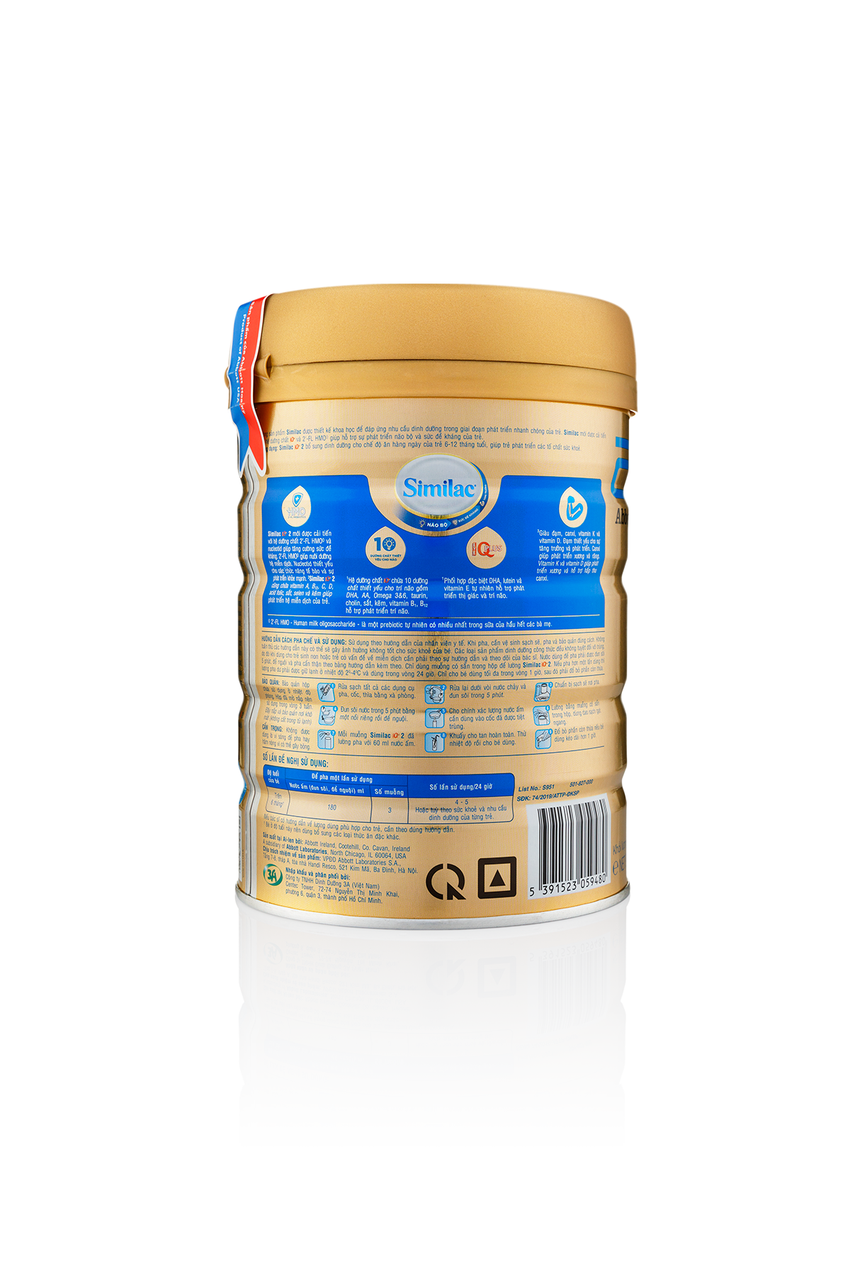 SỮA SIMILAC IQ SỐ 2 900G 6-12 THÁNG