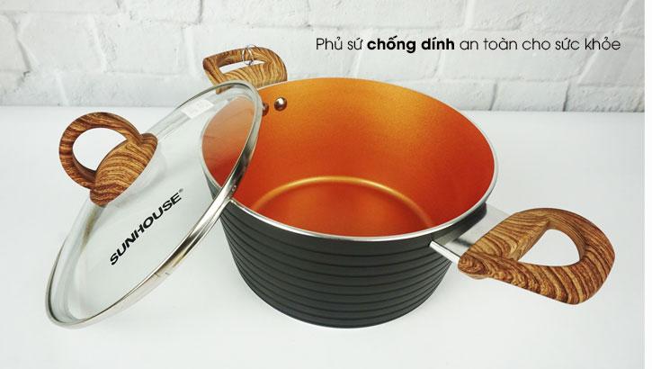 NỒI NHÔM CERAMIC SUNHOUSE SHG2020MCA