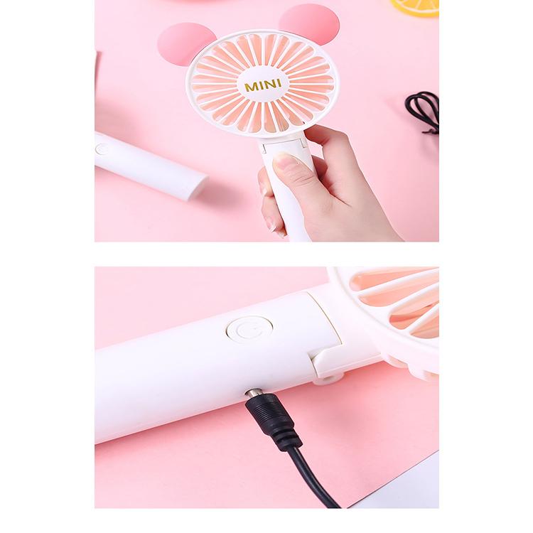 QUẠT MINI CẦM TAY HÌNH TAI THÚ 1760