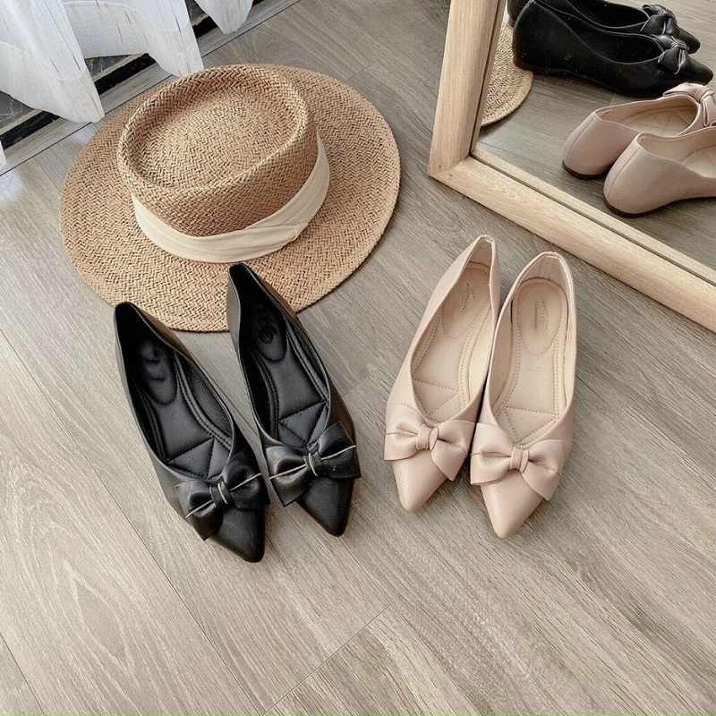 Giày Sandals Đế Bệt Quai Ngang Cindydrella C9