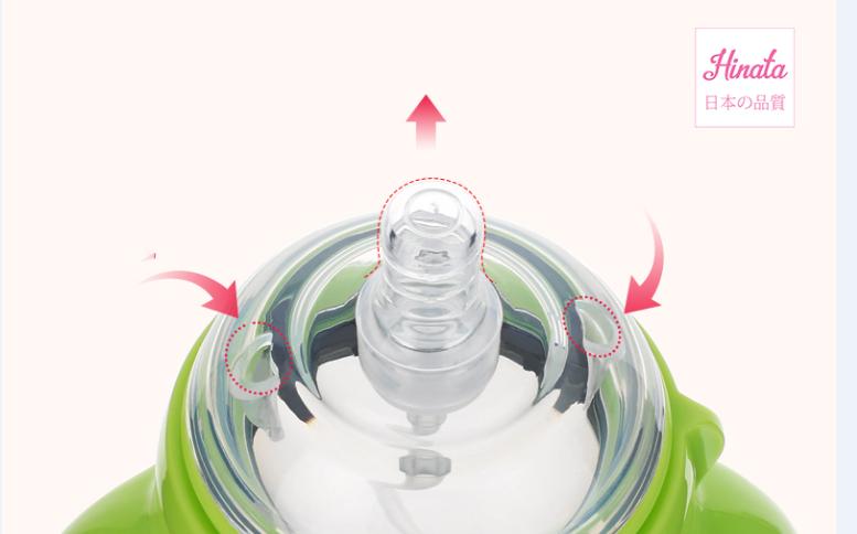 Bình sữa Silicon Nhật Bản – Hinata Komori BS07