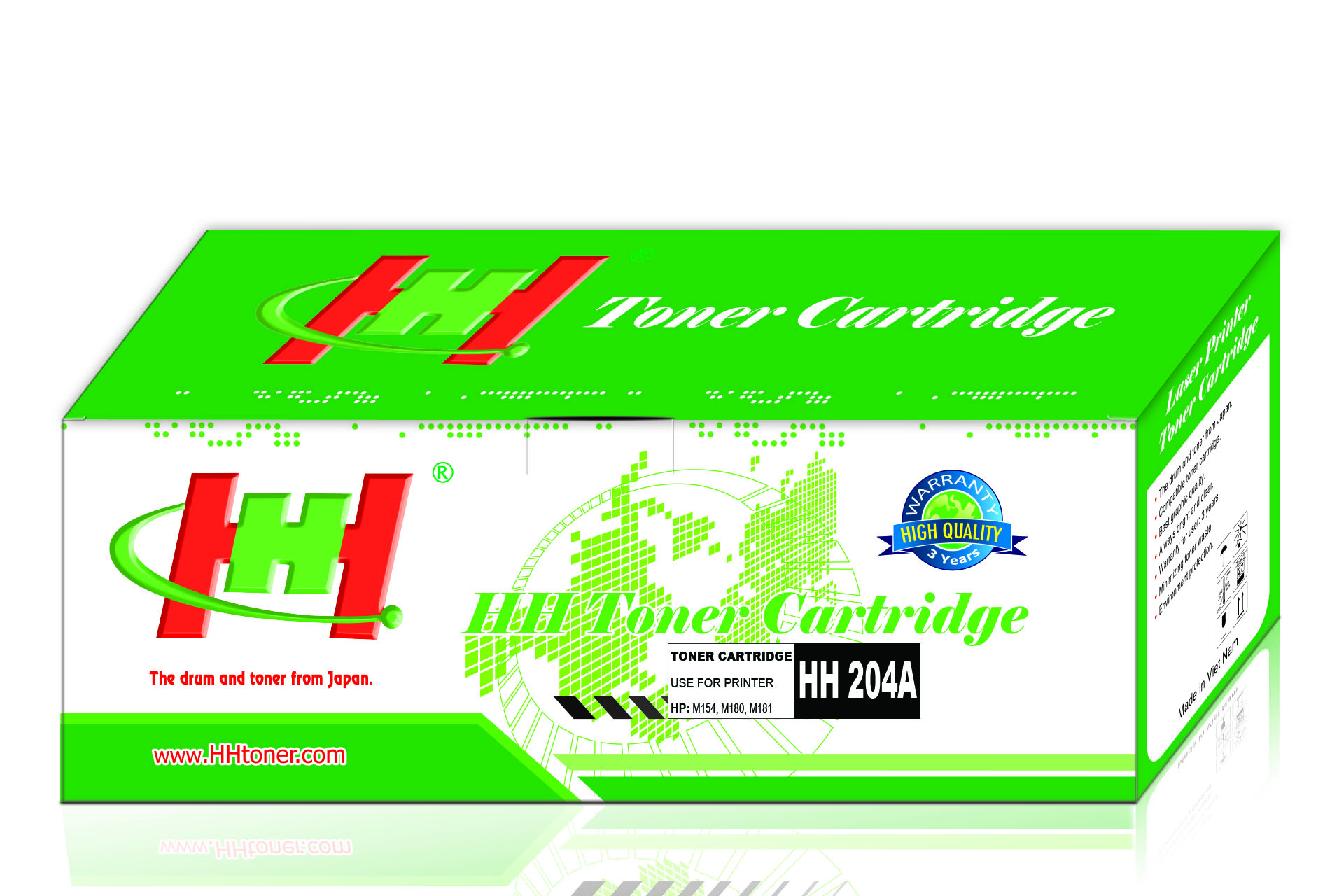 Mực in HP CF510A 204A Dùng cho máy in HP Color LaserJet Pro M154a - M154NW - M180N - M180FW
