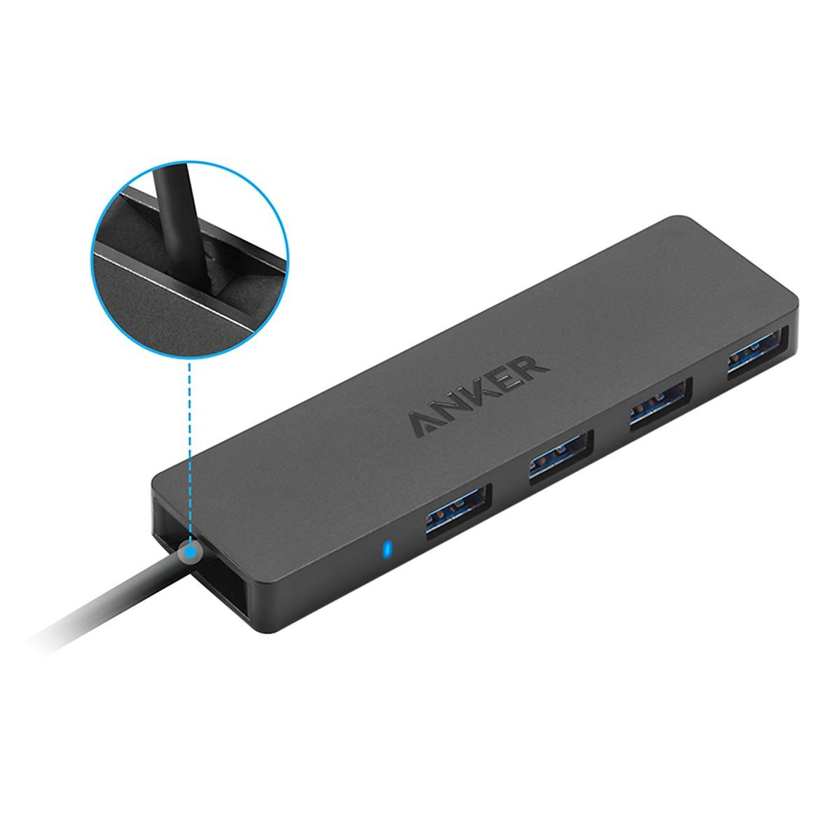 Bộ chia 4 cổng USB 3.0 ANKER Ultra Slim