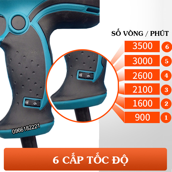 Máy chà nhám đĩa Makita GV6010