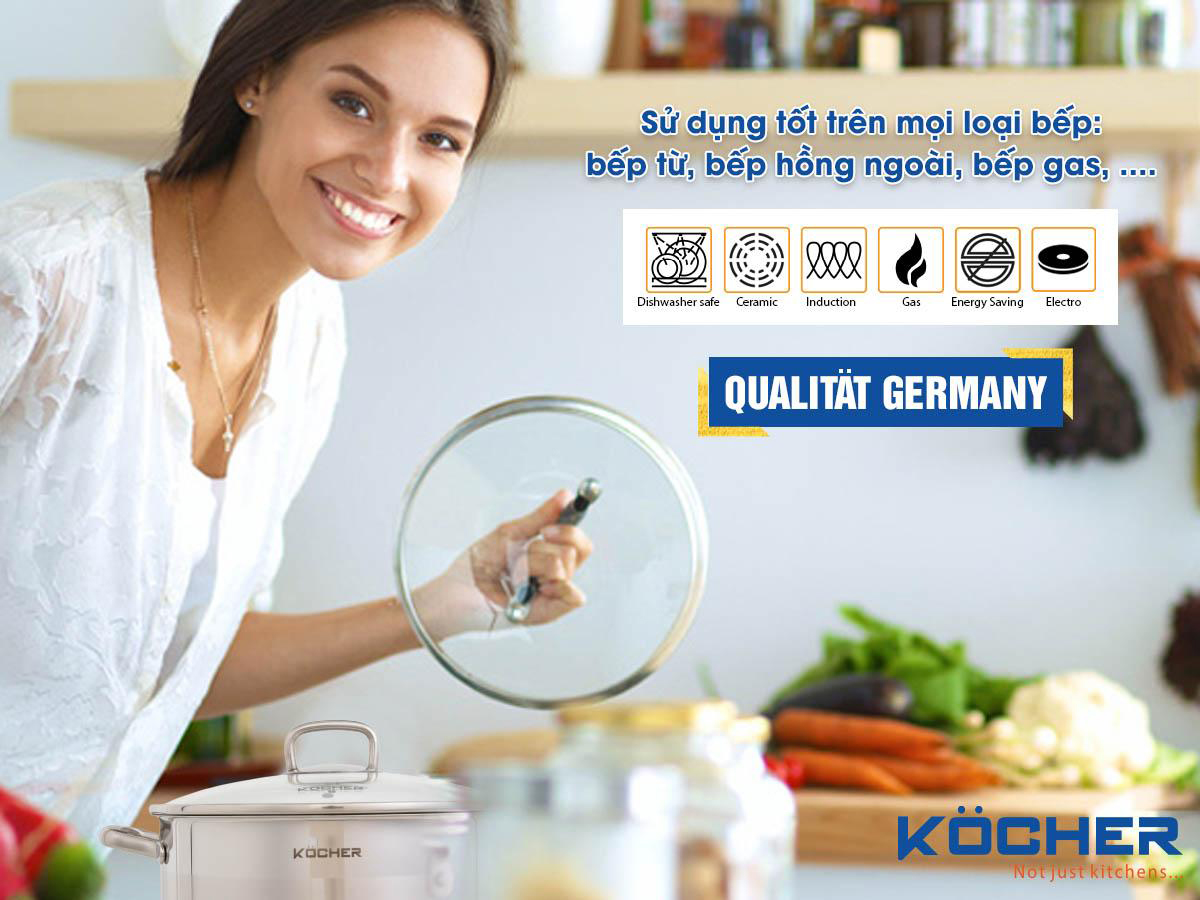 BỘ NỒI 5 MÓN KOCHER LUBECK
