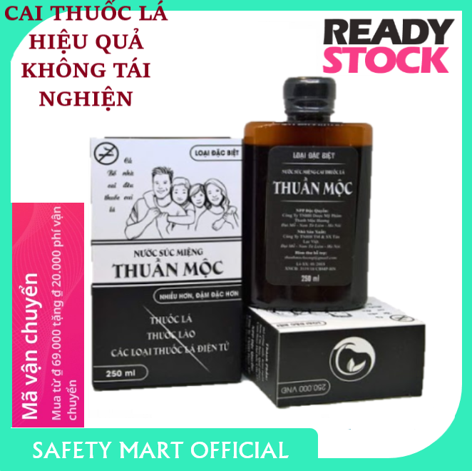 Nước Súc Miệng Thuần Mộc cai thuốc