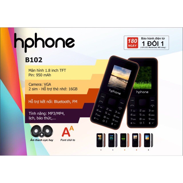 Điện Thoại Hphone B102