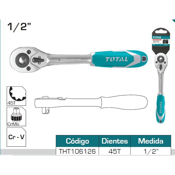 Cờ lê lực Total THT106126