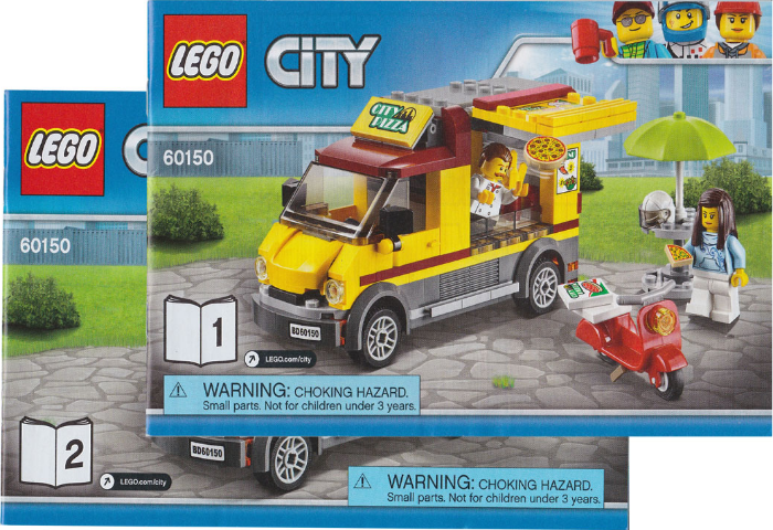 Mô hình LEGO City 60150 - Xe pizza