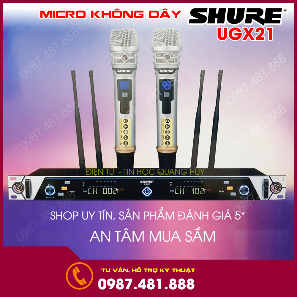 Micro không dây Shure UGX21