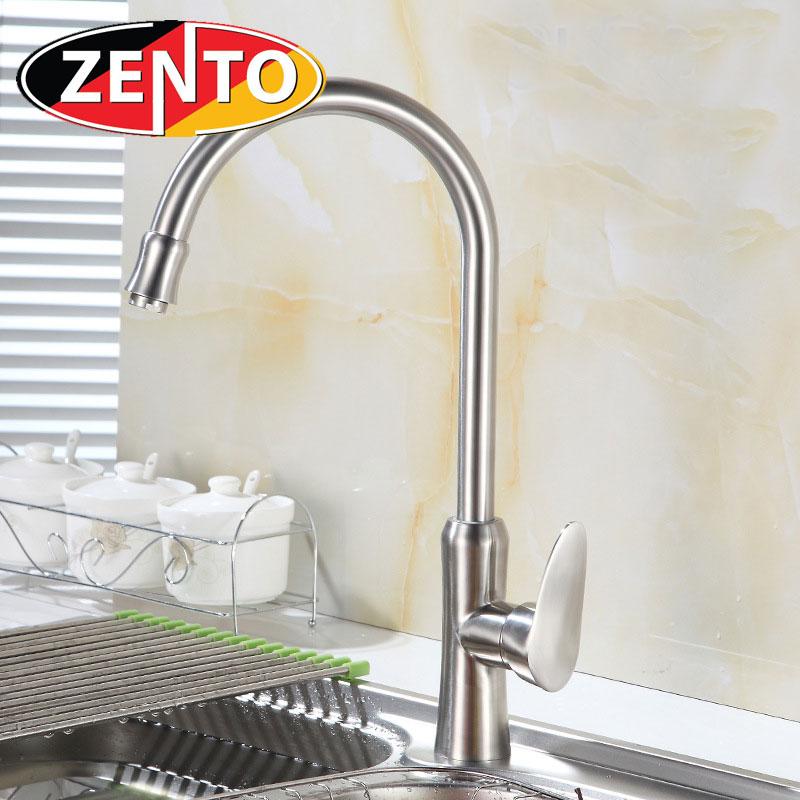 Vòi rửa bát nóng lạnh inox 304 Zento SUS5586