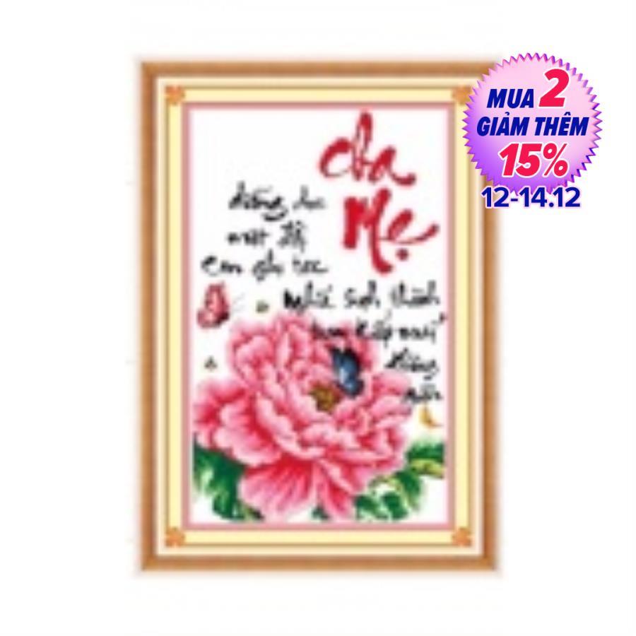 tranh thêu chữ thập cha mẹ - DLH-222776