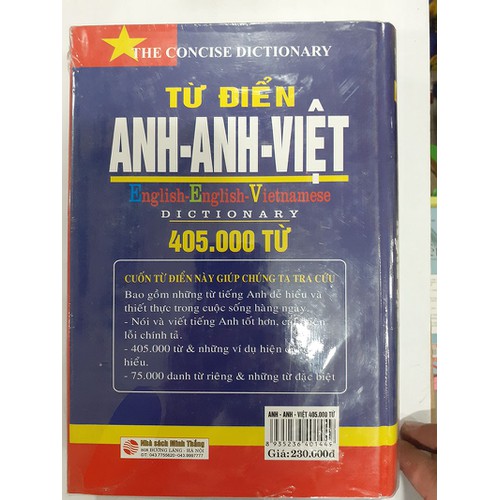 Từ Điển Anh - Anh - Việt (405000 từ)