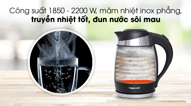 Bình Siêu Tốc HappyCook HEK-182G (1.8L)