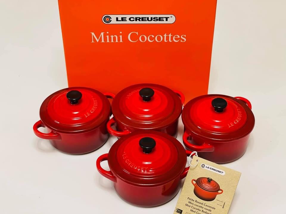 BỘ 4 NỒI GỐM MINI COCOTTES LE CREUSET