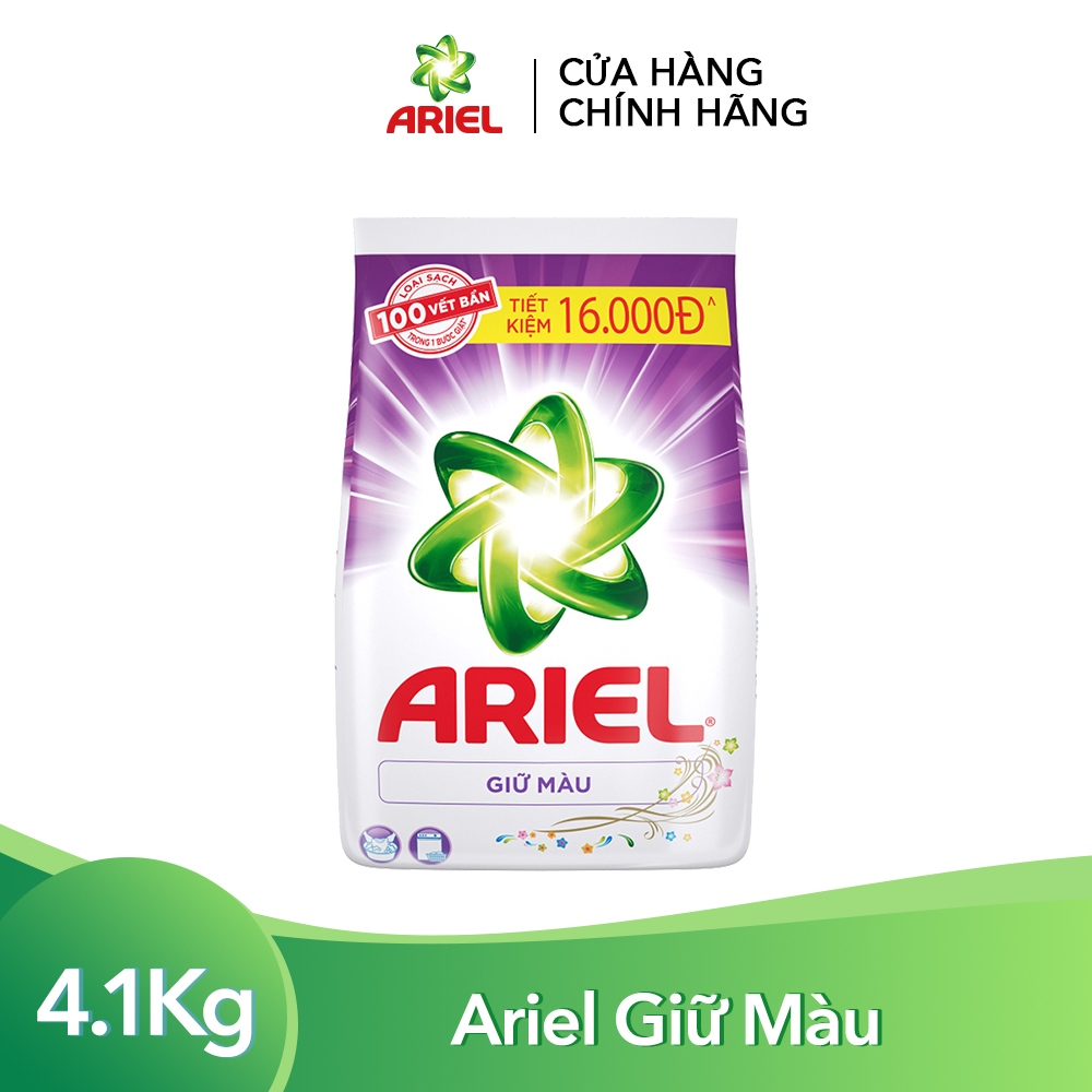 Bột giặt Ariel giữ màu - túi 4.1 kg