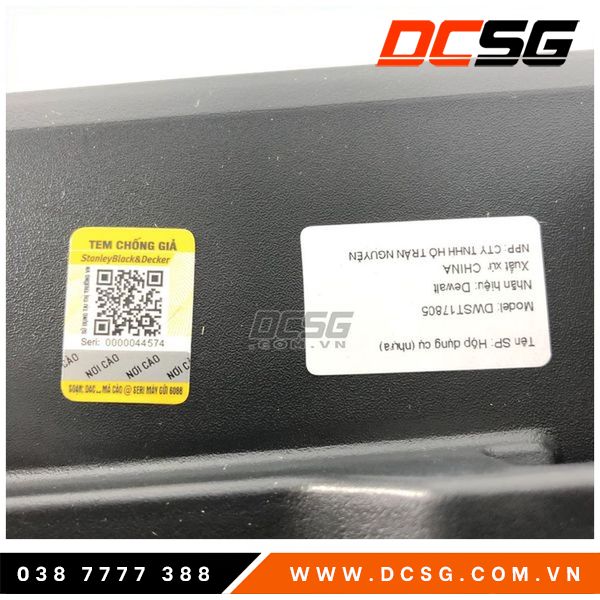 HỘP ĐỰNG DỤNG CỤ DEWALT DWST17805