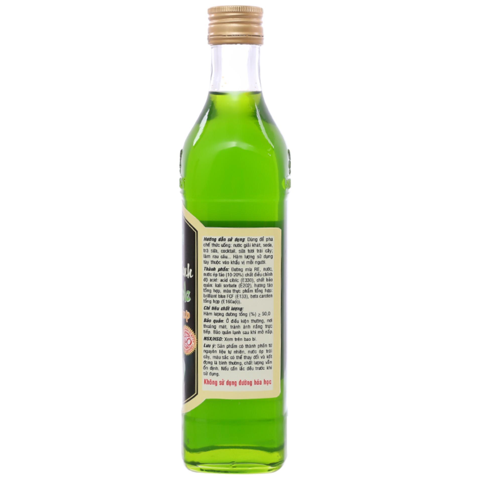 Sirô Golden Farm táo 520ml