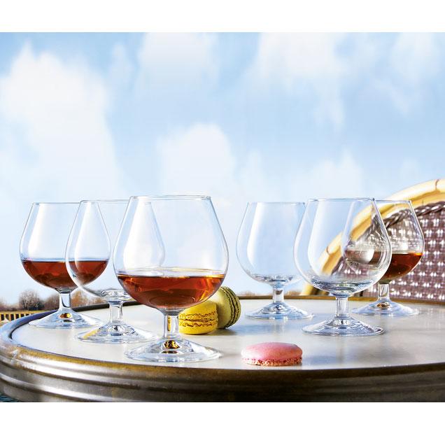 Bộ 6 ly rượu thủy tinh Luminarc Cognac 130ml G2630