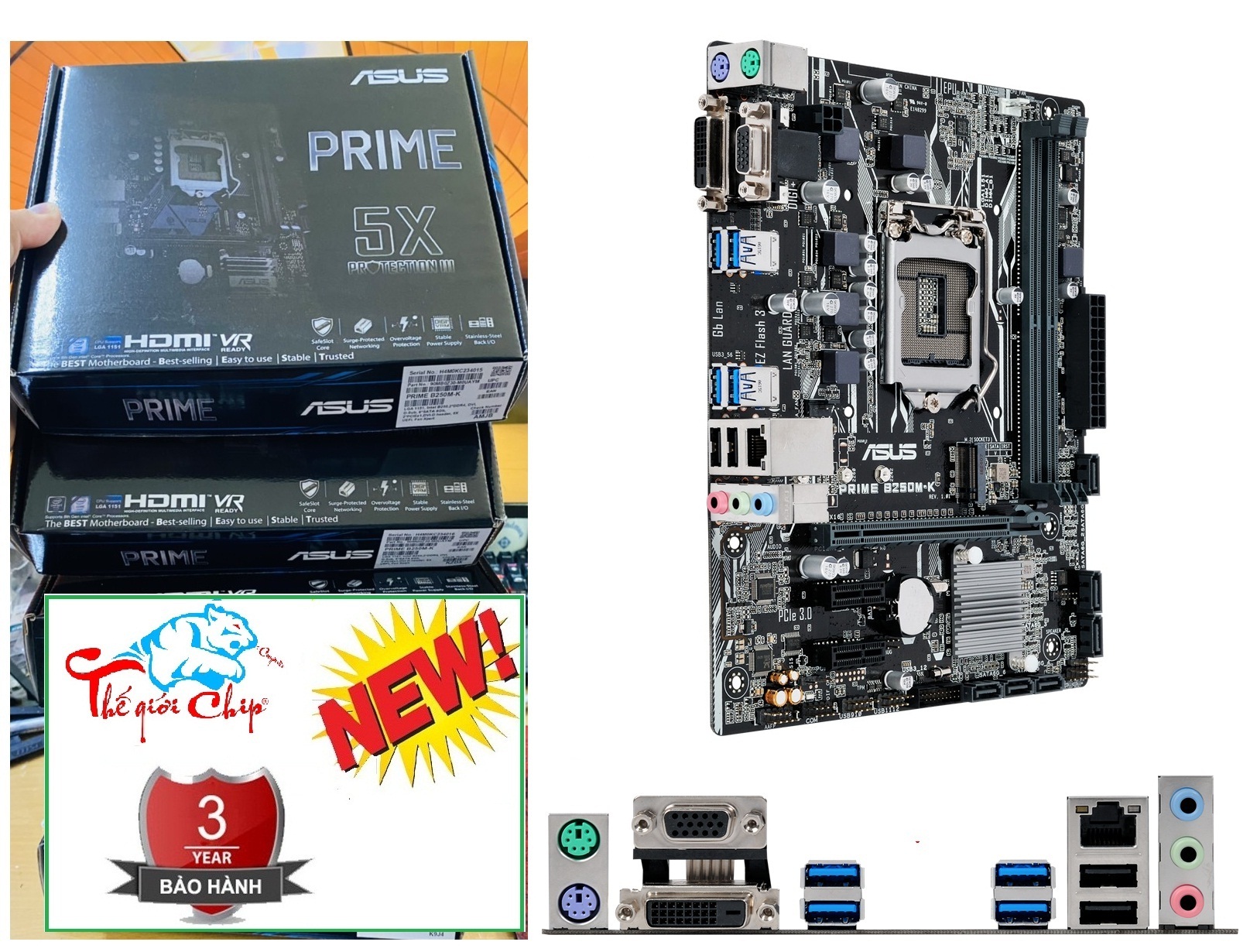 Mainboard ASUS PRIME B250M-K