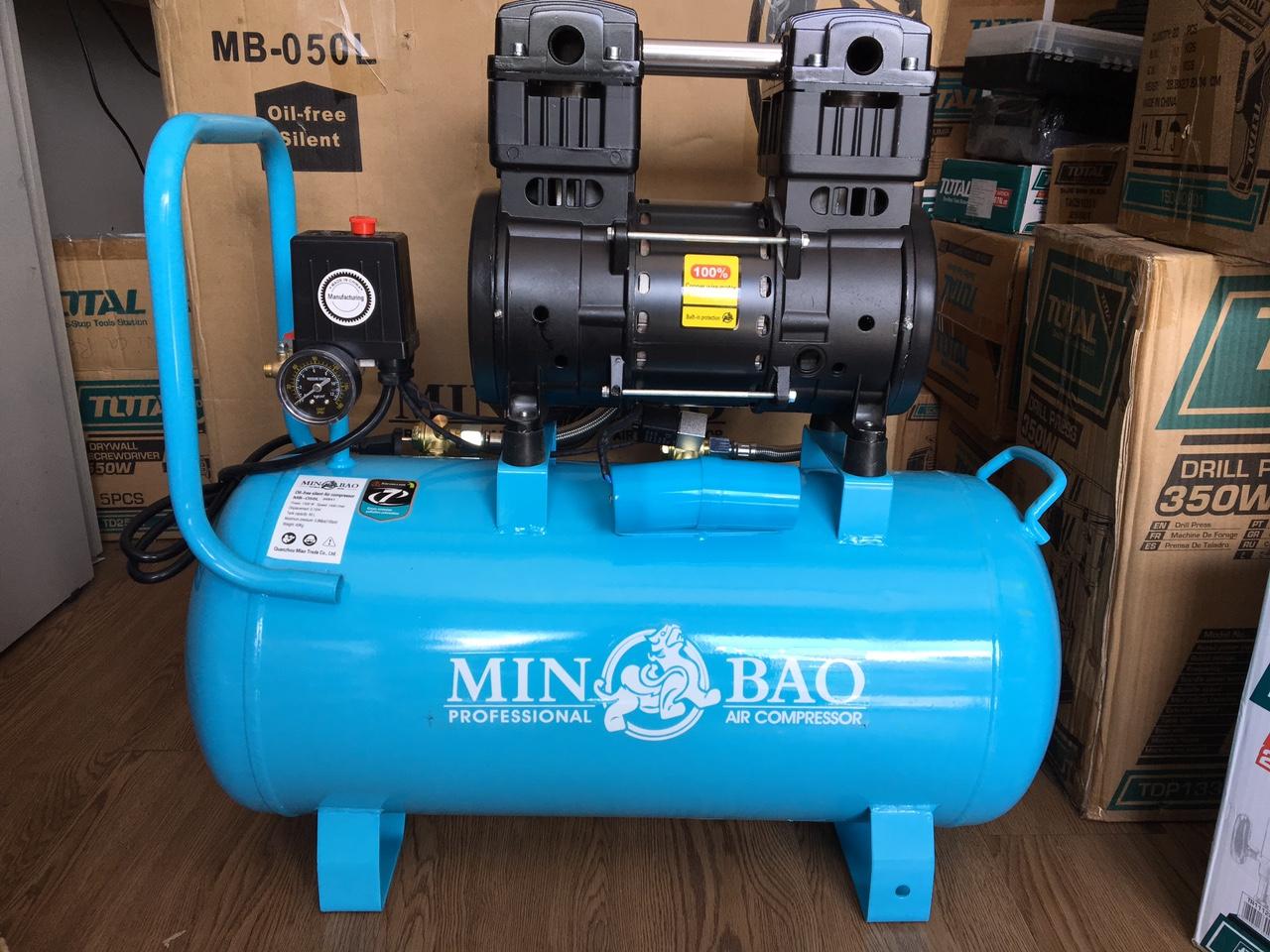 Máy nén khí không dầu Minbao MB-050L