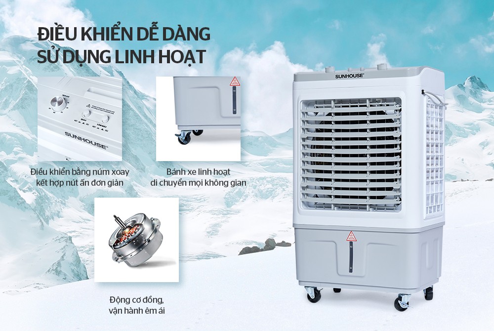 QUẠT ĐIỀU HÒA SUNHOUSE SHD7734