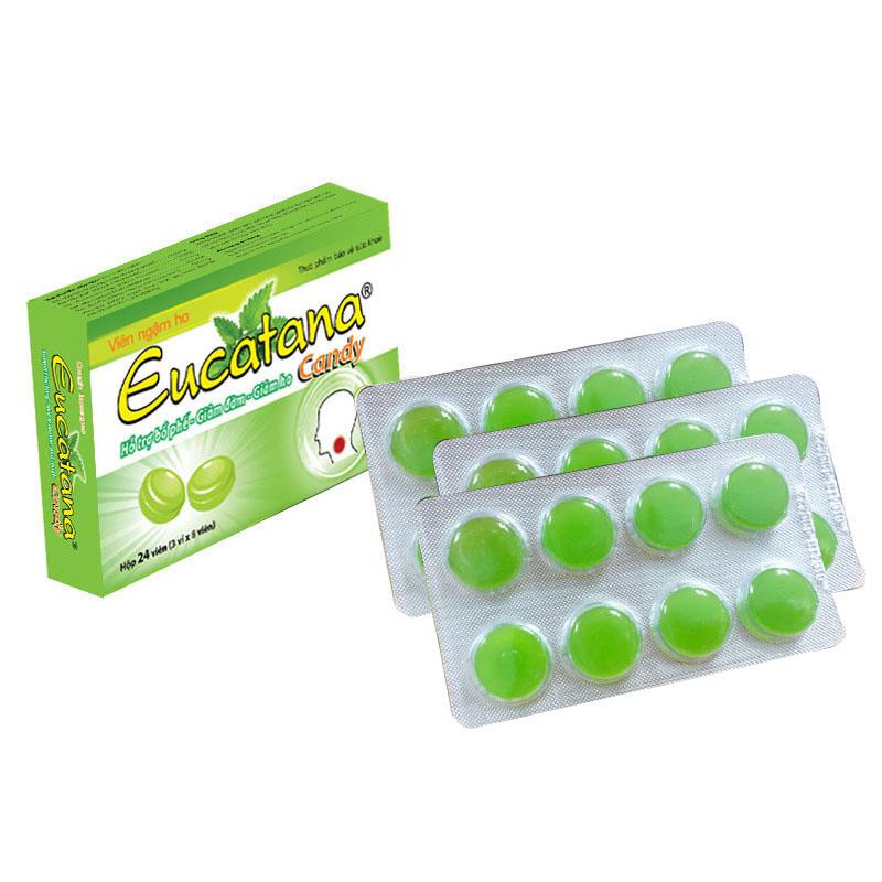 Kẹo ngậm ho Eucatana 24 viên